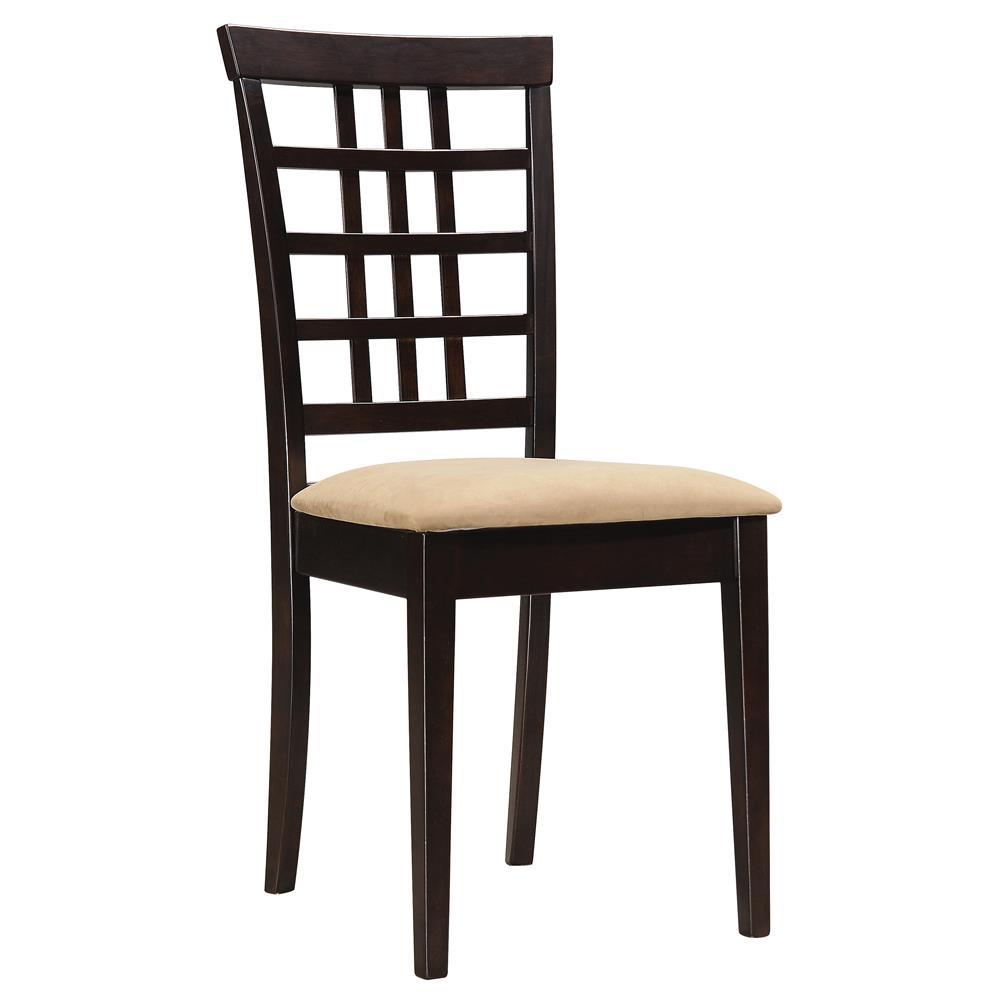 Kelso Lattice Back Dining Chairs Cappuccino (Set of 2) - Dining Chair - Half Price Furniture