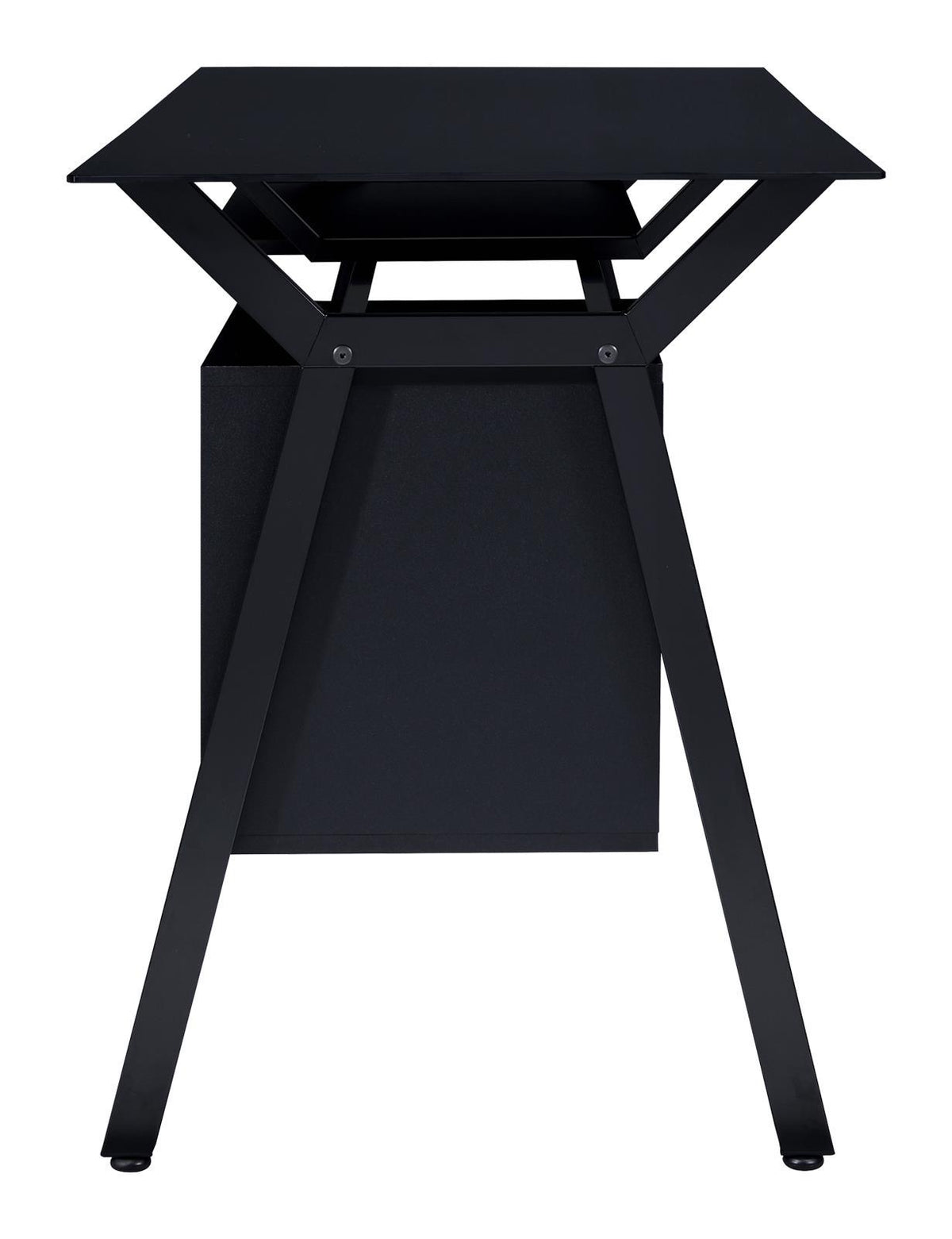 Weaving 2-drawer Computer Desk Black - Desk - Half Price Furniture