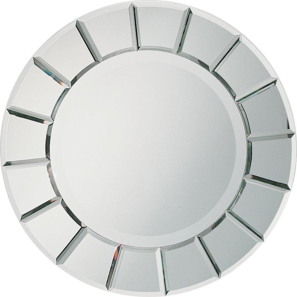Fez Round Sun-shaped Mirror Silver - Mirror - Half Price Furniture