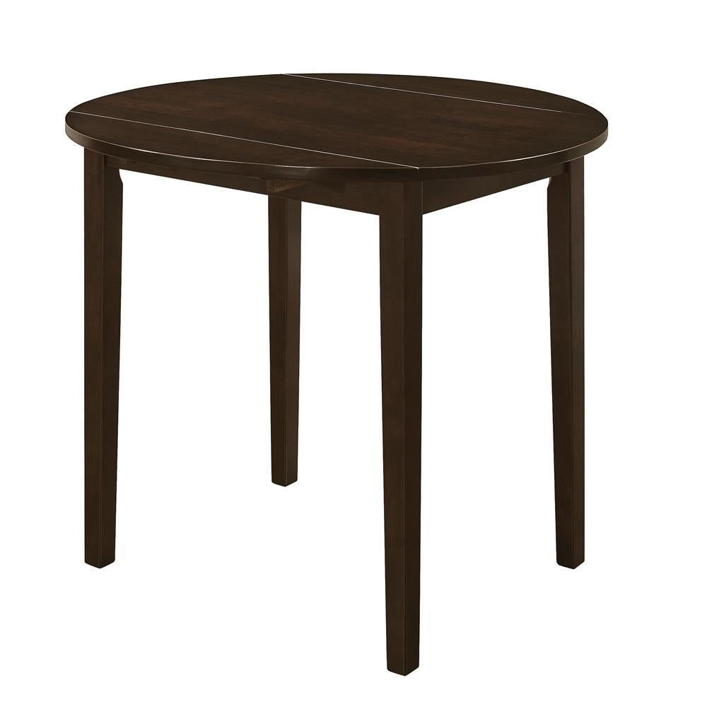 Bucknell 3-piece Dining Set with Drop Leaf Cappuccino and Tan Half Price Furniture