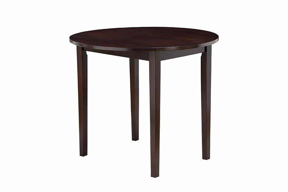 Bucknell 3-piece Dining Set with Drop Leaf Cappuccino and Tan Half Price Furniture