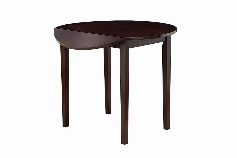 Bucknell 3-piece Dining Set with Drop Leaf Cappuccino and Tan Half Price Furniture