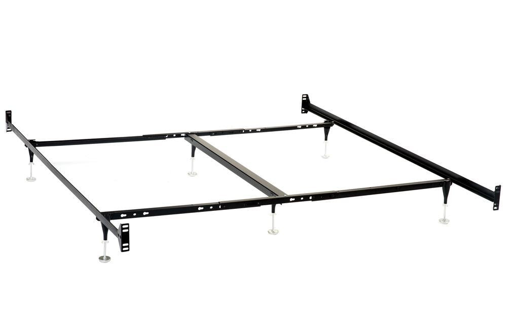 Esme Queen / Eastern King Bed Frame Black - Foundation - Half Price Furniture