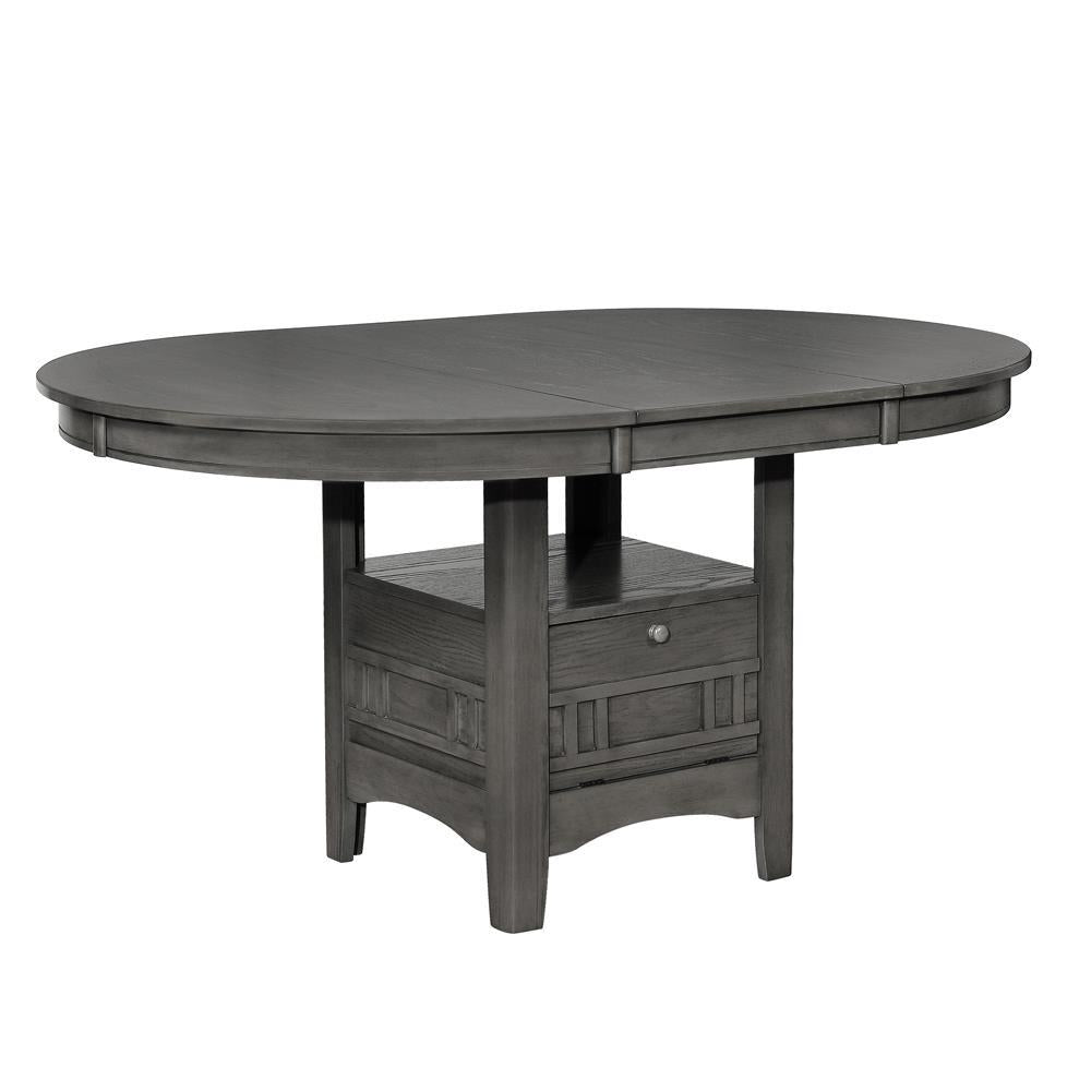 Lavon Dining Table with Storage Medium Grey - Dining Table - Half Price Furniture