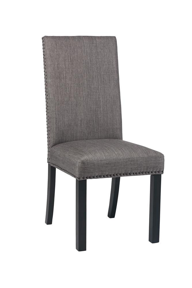 Hubbard Upholstered Side Chairs Charcoal (Set of 2) - Dining Chair - Half Price Furniture
