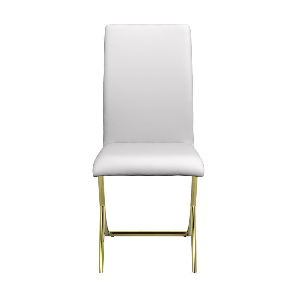 Carmelia Upholstered Side Chairs White (Set of 4) - Dining Chair - Half Price Furniture
