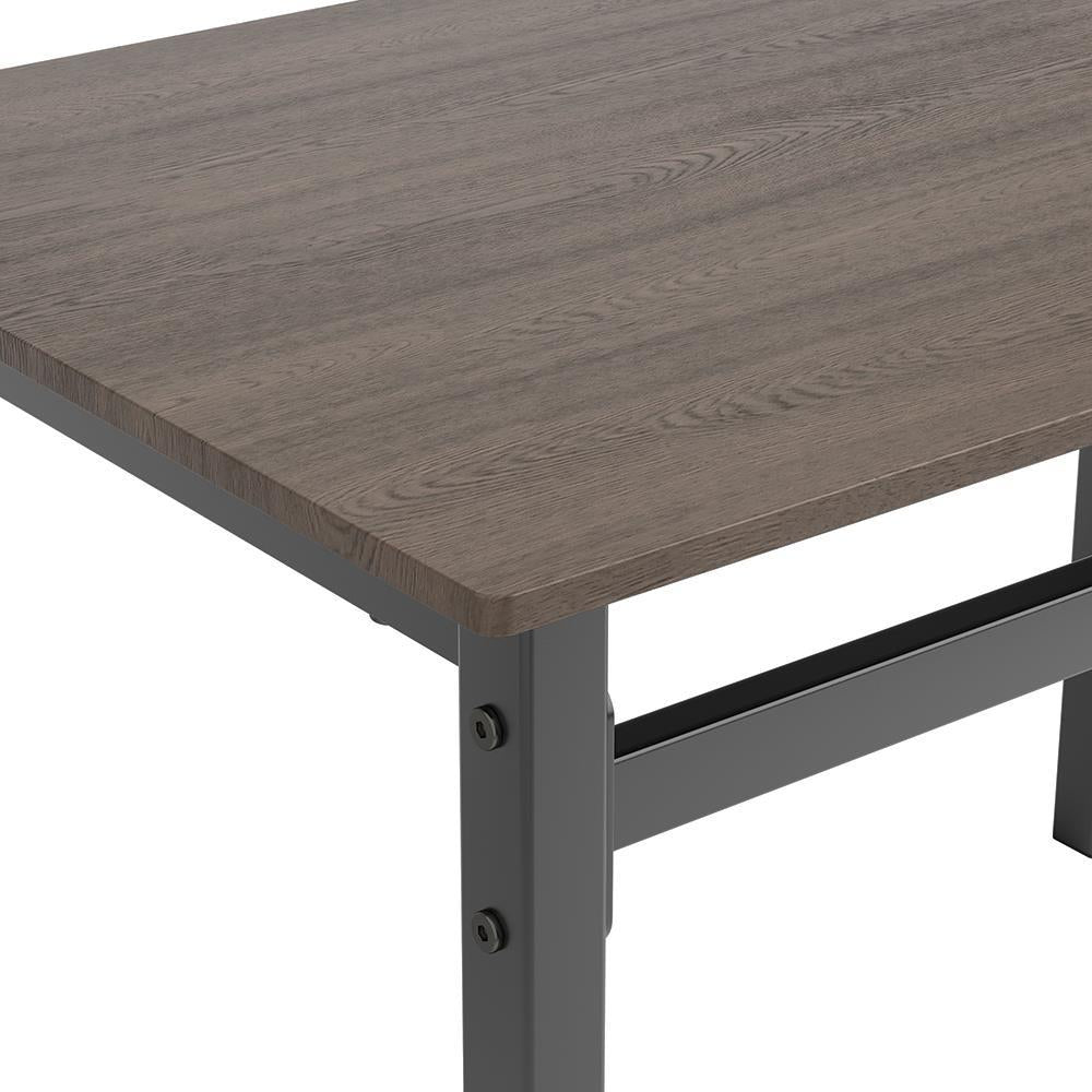 Lana 5-piece Rectangular Dining Table Set Dark Brown and Matte Black - Half Price Furniture