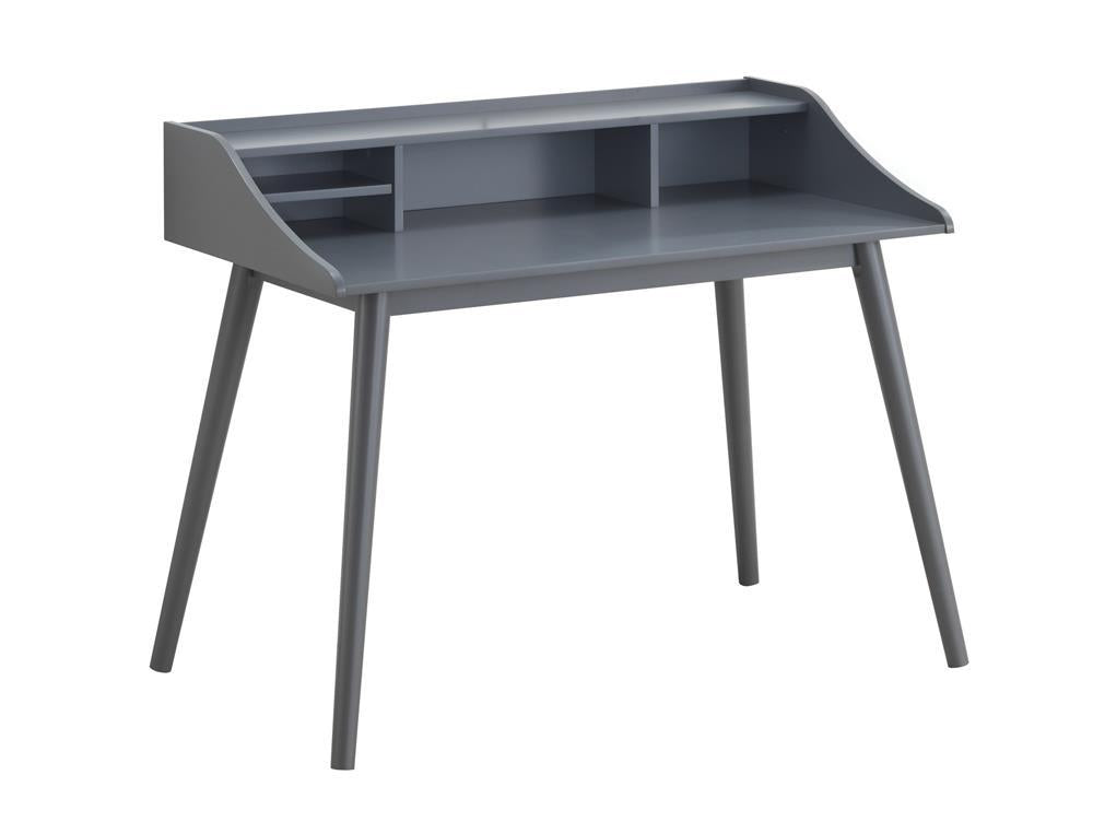 Percy 4-compartment Writing Desk Grey - Half Price Furniture