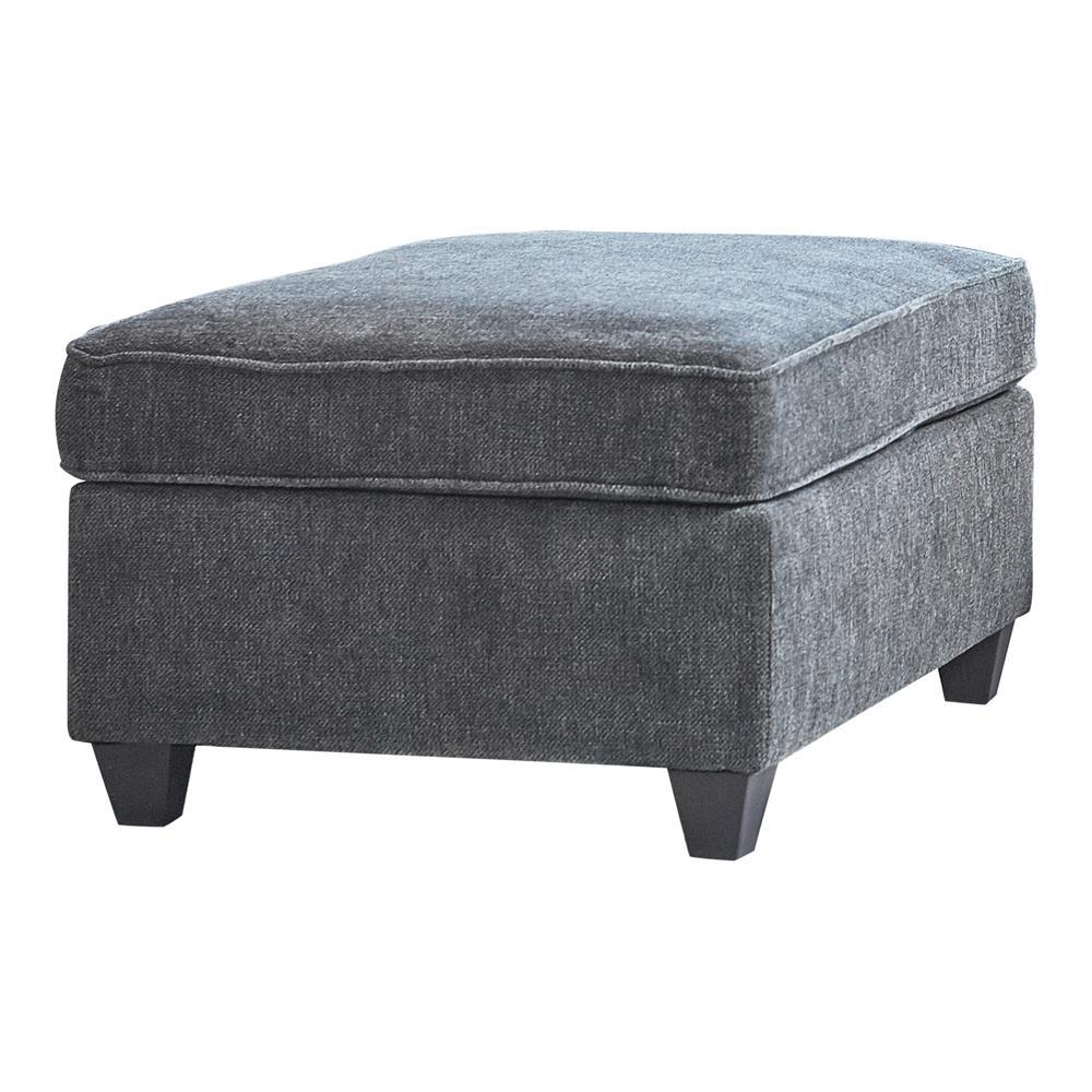 Mccord Upholstered Ottoman Dark Grey Half Price Furniture