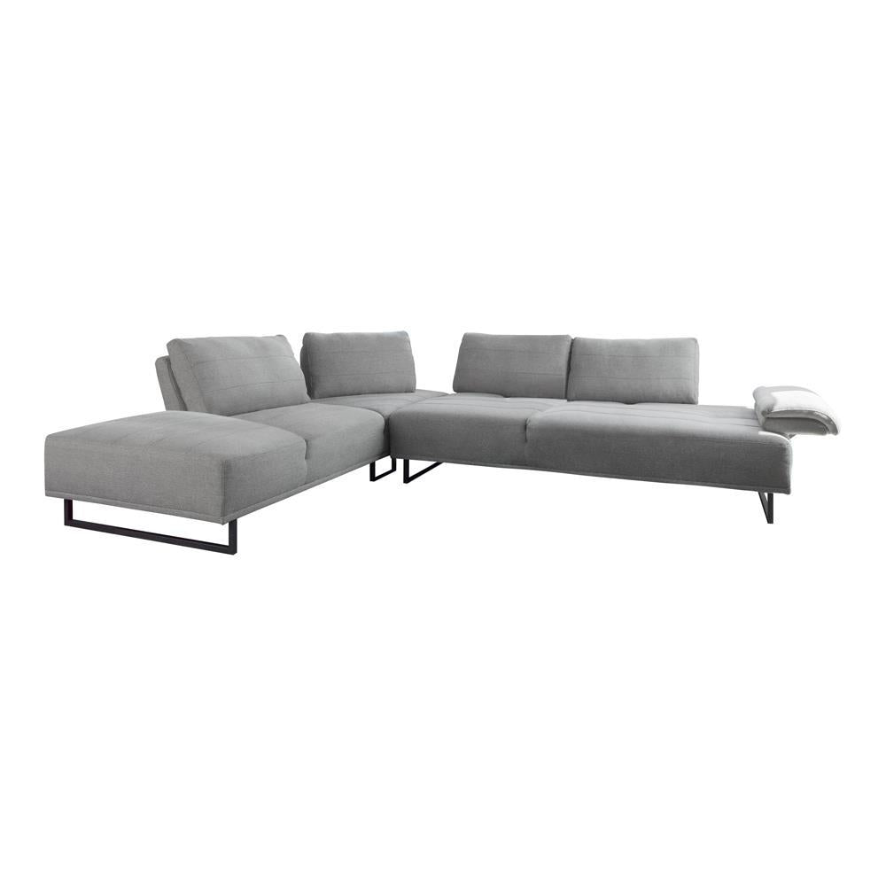 Arden 2-piece Adjustable Back Sectional Taupe - Sectional - Half Price Furniture