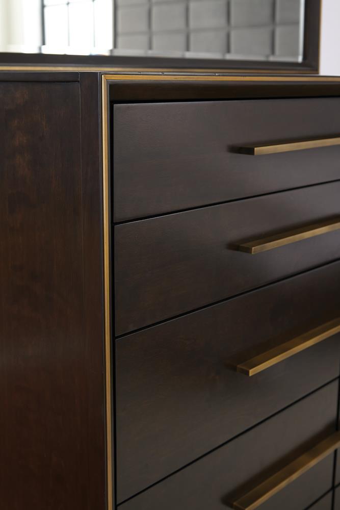 Durango 8-drawer Dresser Smoked Peppercorn - Dresser - Half Price Furniture