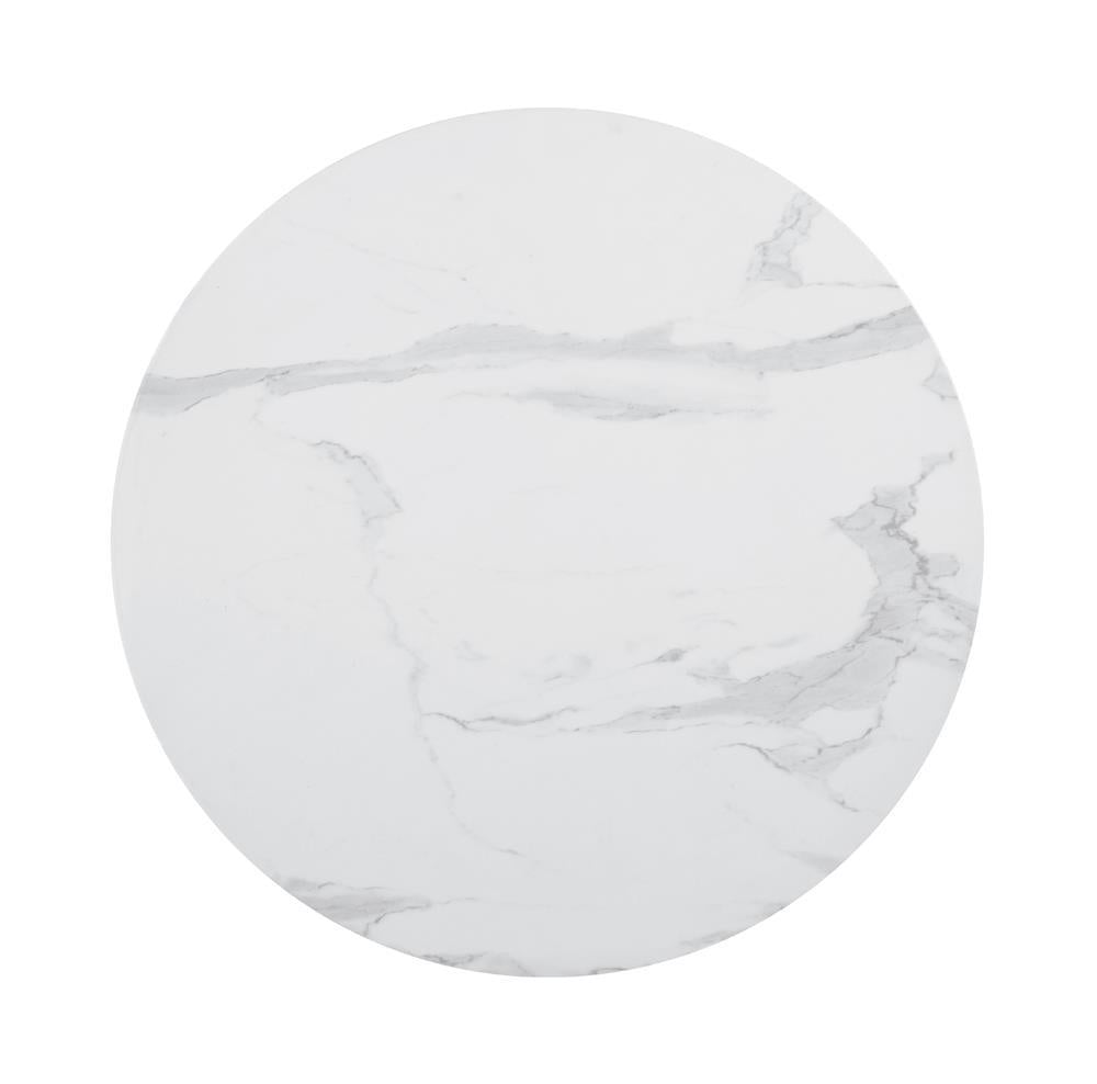 Arkell 30-inch Round Pedestal Dining Table White - Dining Table - Half Price Furniture