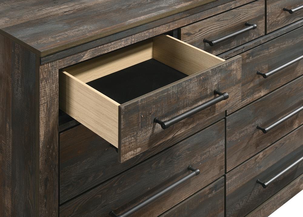 Ridgedale 9-drawer Dresser Weathered Dark Brown - Half Price Furniture