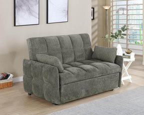 Cotswold Tufted Cushion Sleeper Sofa Bed Dark Grey Cotswold Tufted Cushion Sleeper Sofa Bed Dark Grey Half Price Furniture