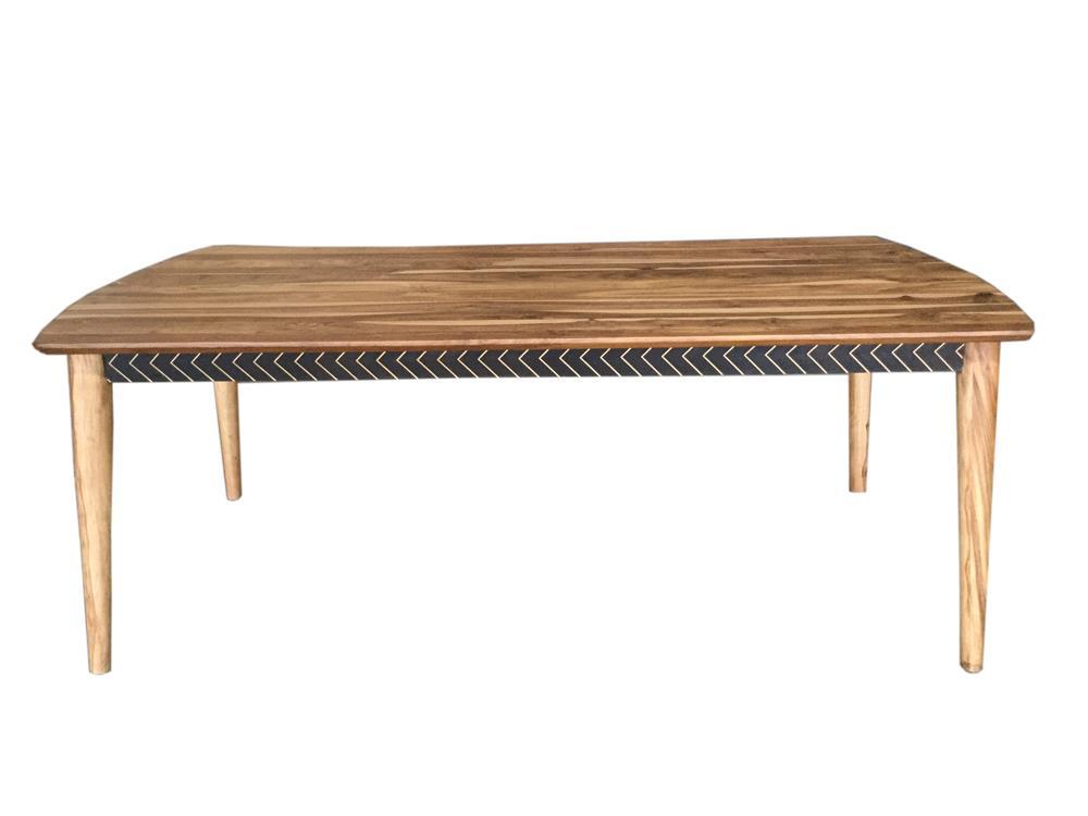 Partridge Wooden Dining Table Natural Sheesham - Dining Table - Half Price Furniture