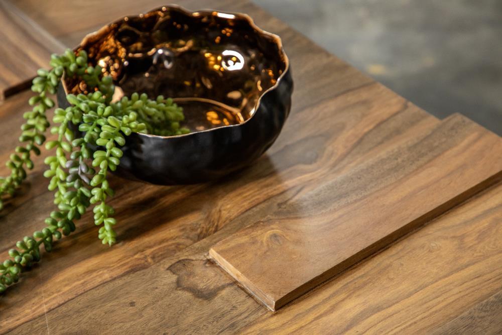 Samira Wooden Square Coffee Table Natural Sheesham - Coffee Table - Half Price Furniture