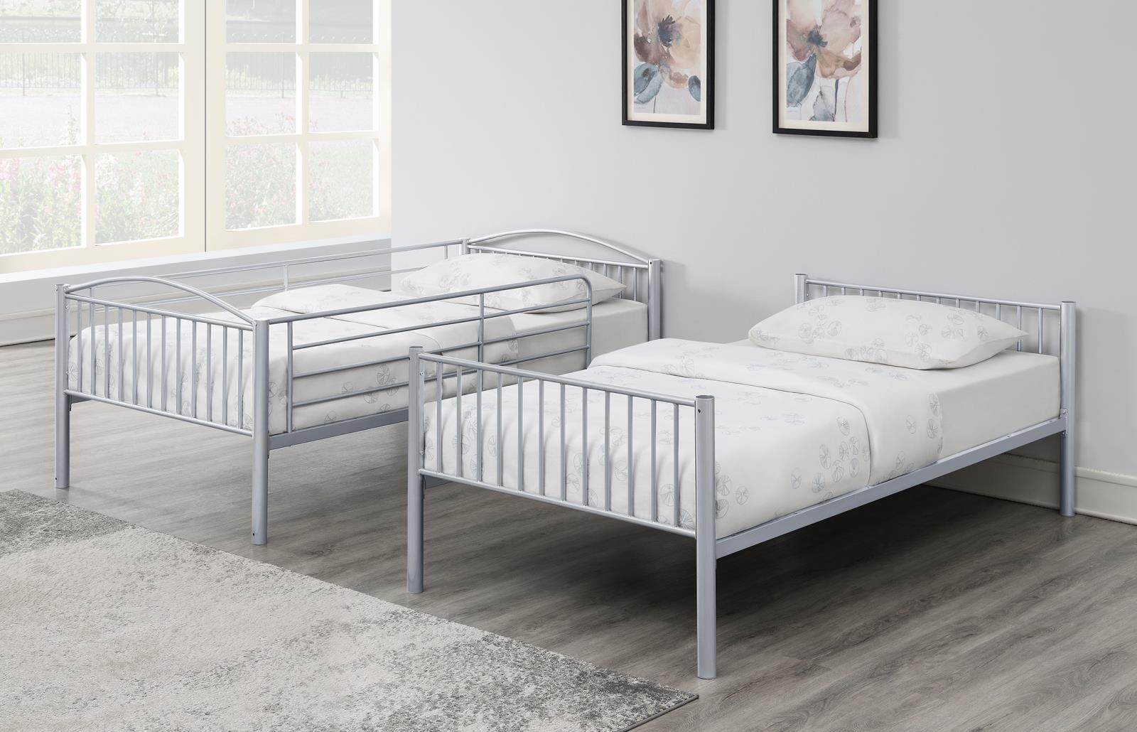Anson Twin Over Twin Bunk Bed with Ladder - Bunk Bed - Half Price Furniture