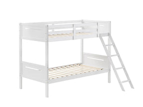 Littleton Twin Over Twin Bunk Bed White Littleton Twin Over Twin Bunk Bed White Half Price Furniture