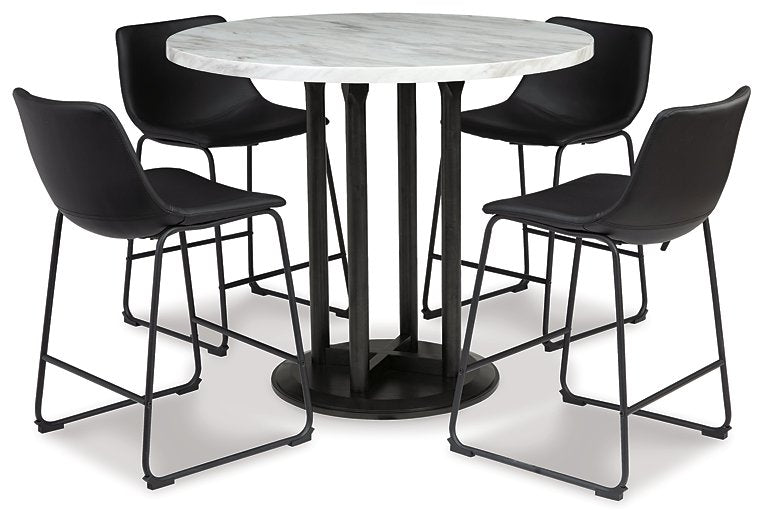 Centiar Counter Height Dining Set - Barstool Set - Half Price Furniture