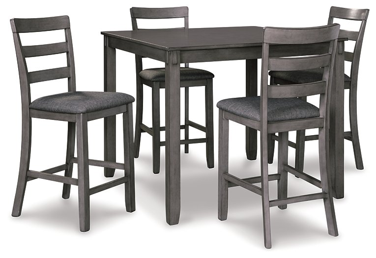 Bridson Counter Height Dining Table and Bar Stools (Set of 5)  Las Vegas Furniture Stores