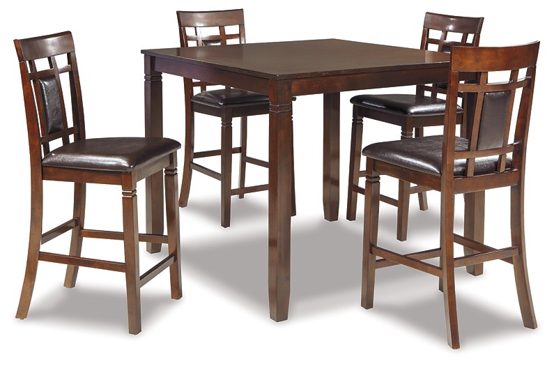 Bennox Counter Height Dining Table and Bar Stools (Set of 5) Bennox Counter Height Dining Table and Bar Stools (Set of 5) Half Price Furniture
