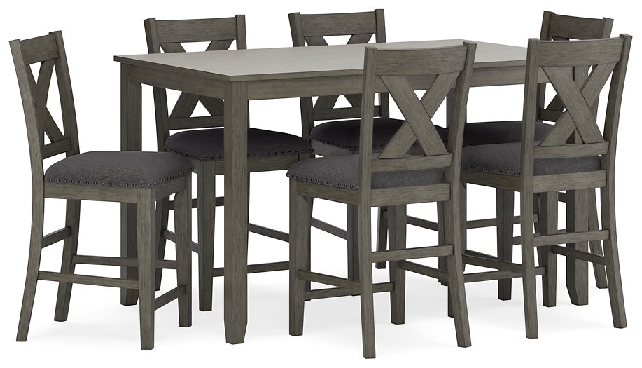 Caitbrook Counter Height Dining Table and Bar Stools (Set of 7) Caitbrook Counter Height Dining Table and Bar Stools (Set of 7) Half Price Furniture