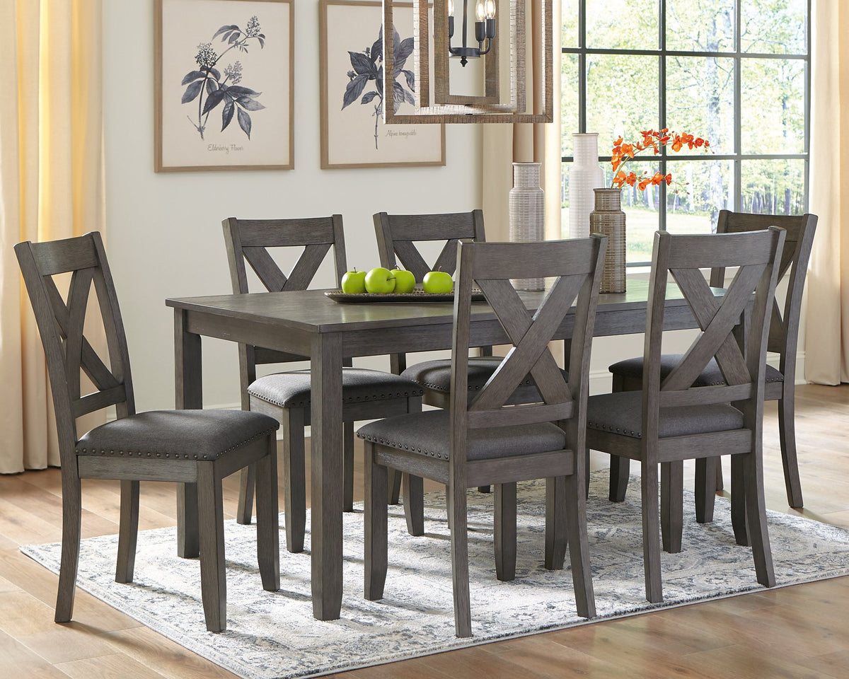 Caitbrook Dining Table and Chairs (Set of 7) - Half Price Furniture
