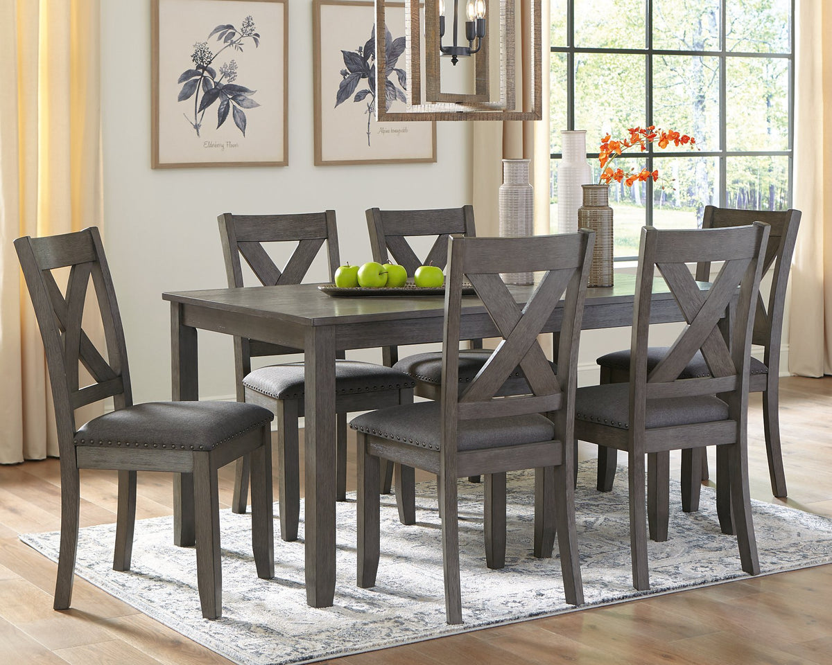 Caitbrook Dining Table and Chairs (Set of 7) - Dining Table - Half Price Furniture
