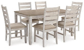 Skempton Dining Table and Chairs (Set of 7)  Las Vegas Furniture Stores