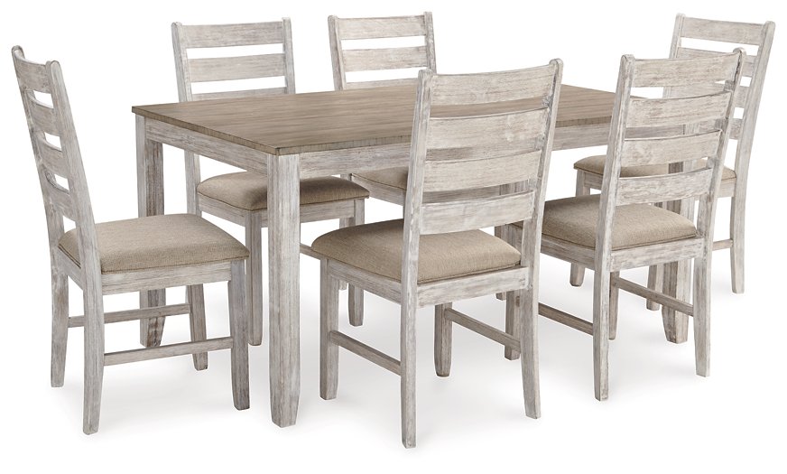 Skempton Dining Table and Chairs (Set of 7)  Half Price Furniture