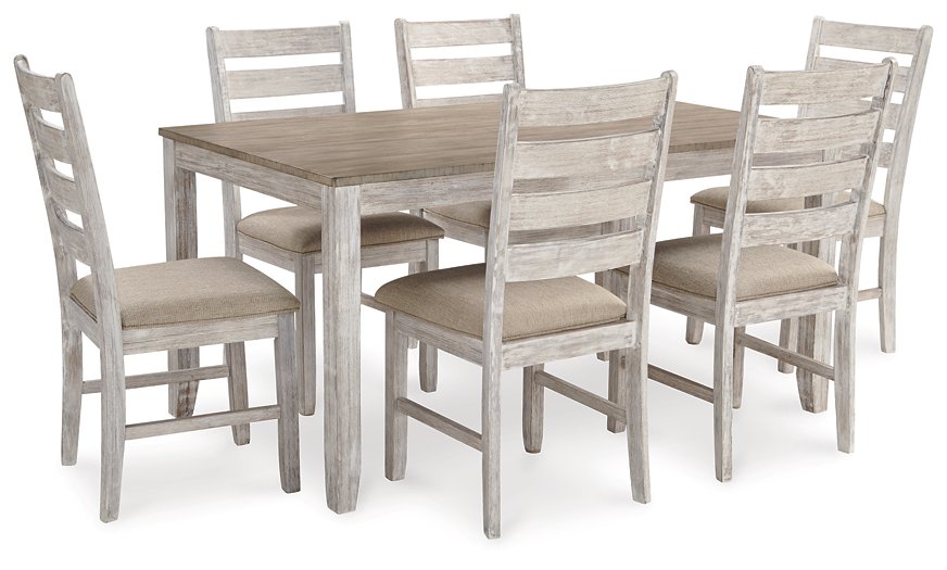 Skempton Dining Table and Chairs (Set of 7) Half Price Furniture