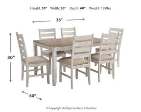 Skempton Dining Table and Chairs (Set of 7) - Half Price Furniture