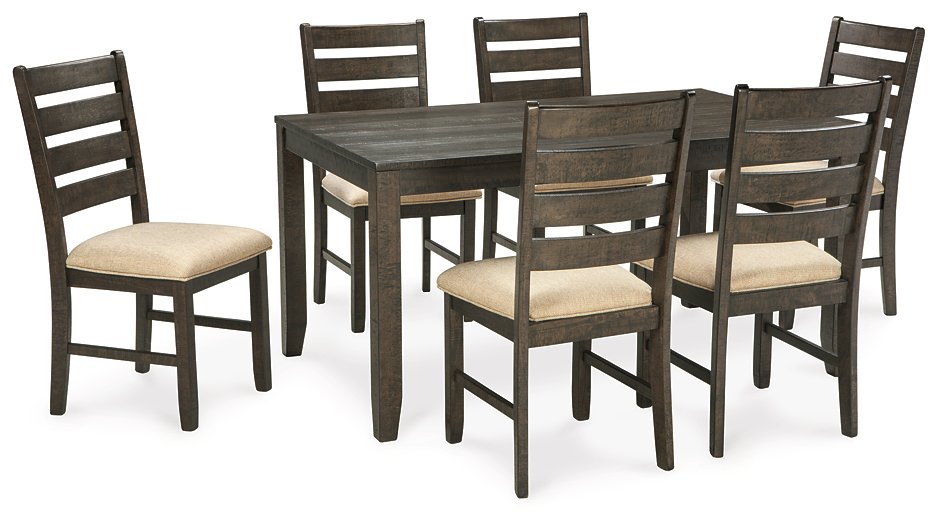 Rokane Dining Table and Chairs (Set of 7)  Half Price Furniture