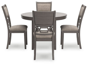 Wrenning Dining Table and 4 Chairs (Set of 5) - Half Price Furniture