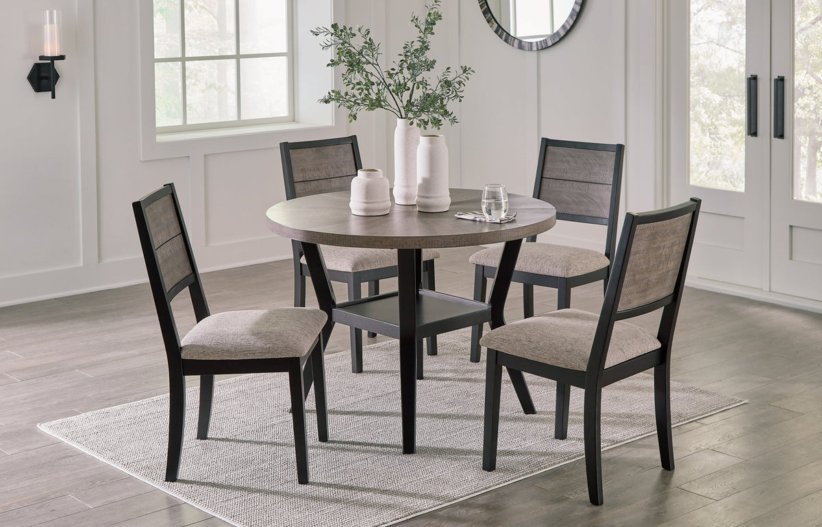 Corloda Dining Table and 4 Chairs (Set of 5) - Dining Table - Half Price Furniture