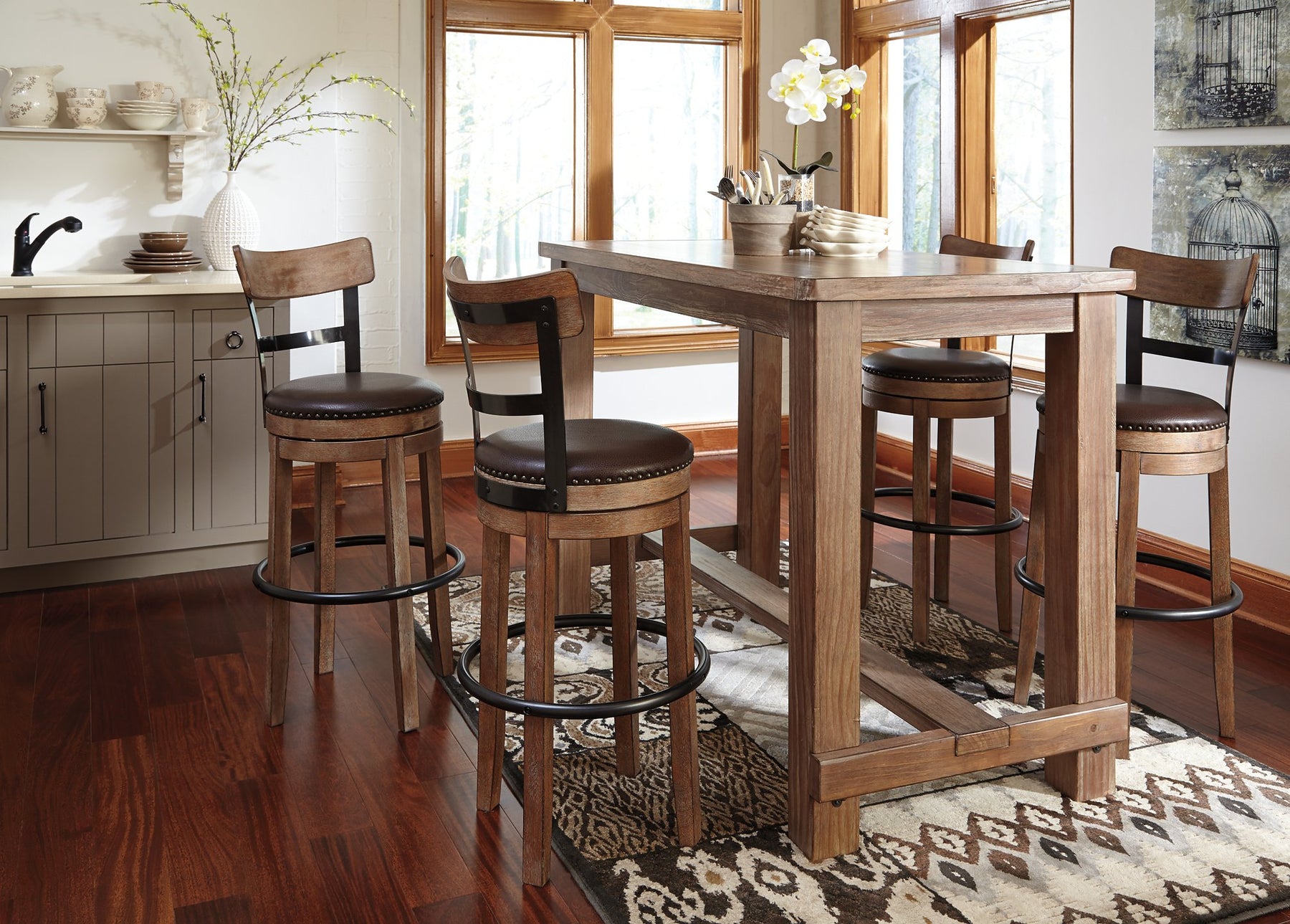 Pinnadel Bar Height Bar Stool Half Price Furniture