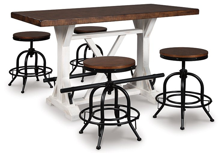 Valebeck Counter Height Dining Set  Las Vegas Furniture Stores