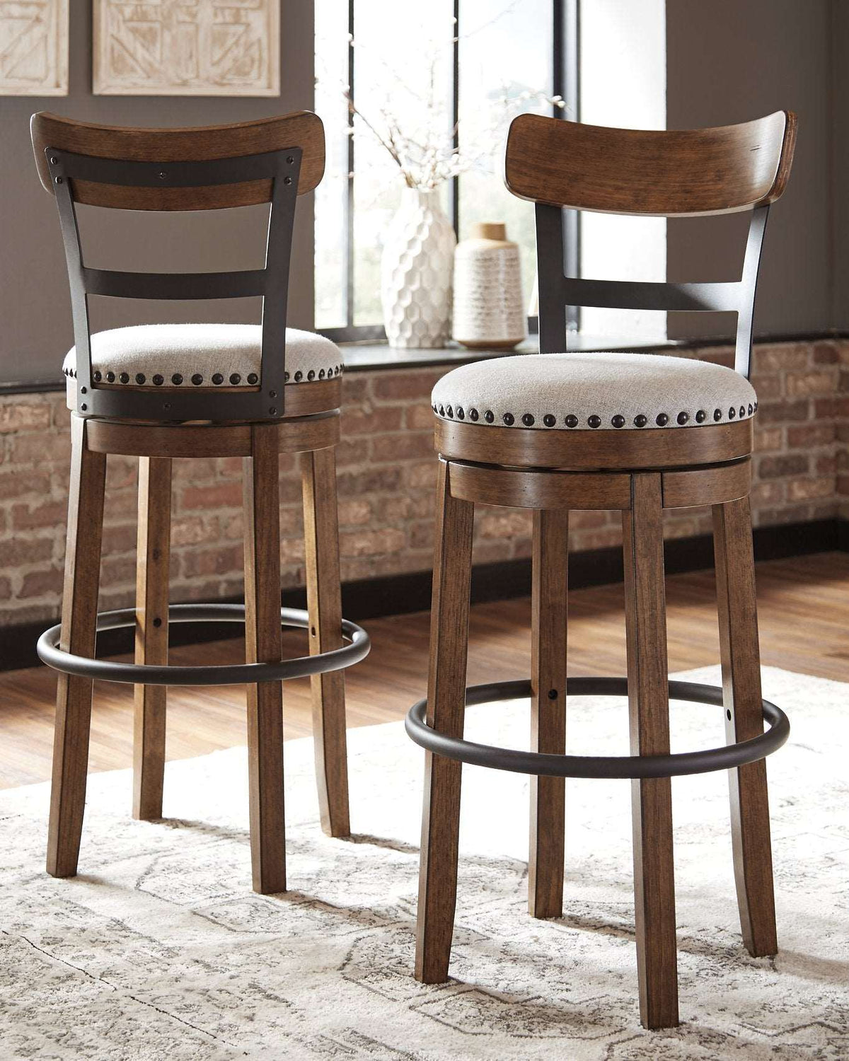 Valebeck Bar Height Bar Stool Half Price Furniture