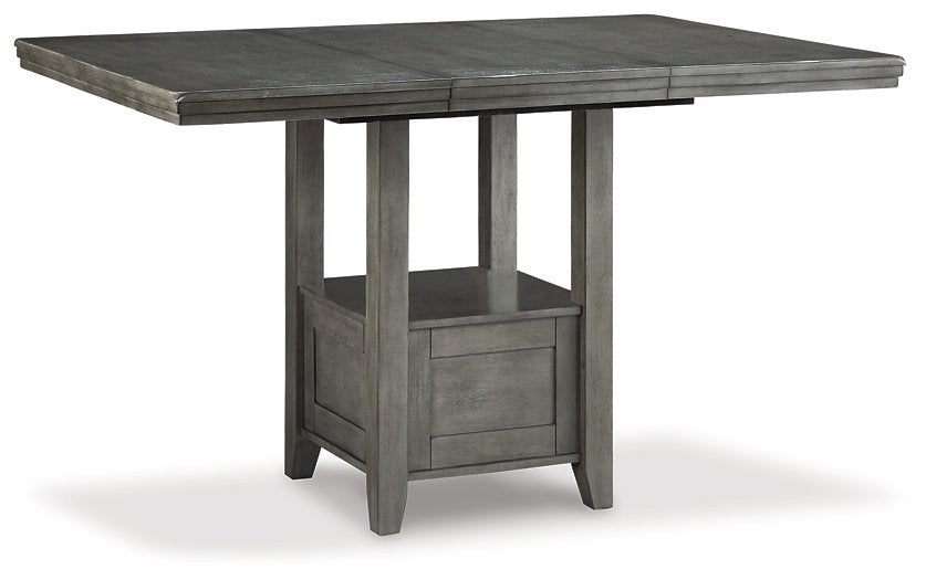 Hallanden Counter Height Dining Extension Table  Las Vegas Furniture Stores