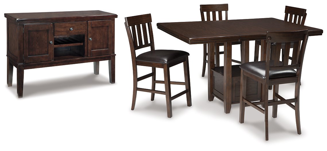 Haddigan Counter Height Dining Set - Half Price Furniture