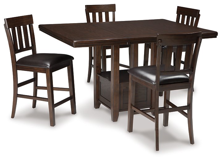 Haddigan Counter Height Dining Set Half Price Furniture