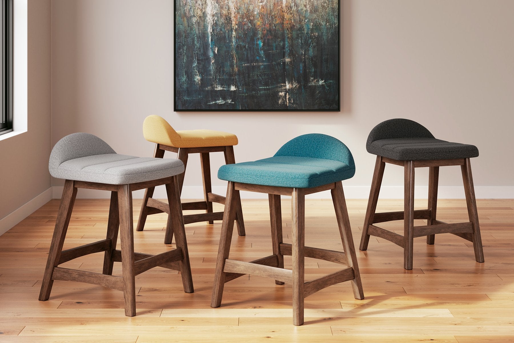 Lyncott Counter Height Bar Stool Half Price Furniture