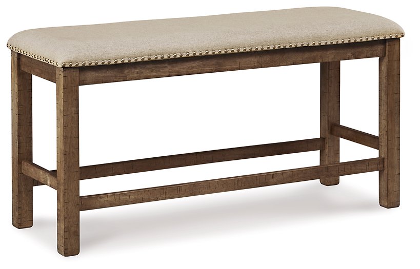 Moriville Counter Height Dining Bench  Half Price Furniture