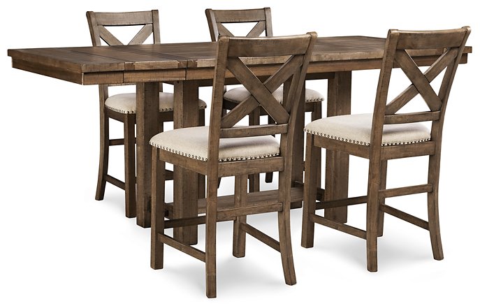 Moriville Counter Height Dining Set Half Price Furniture