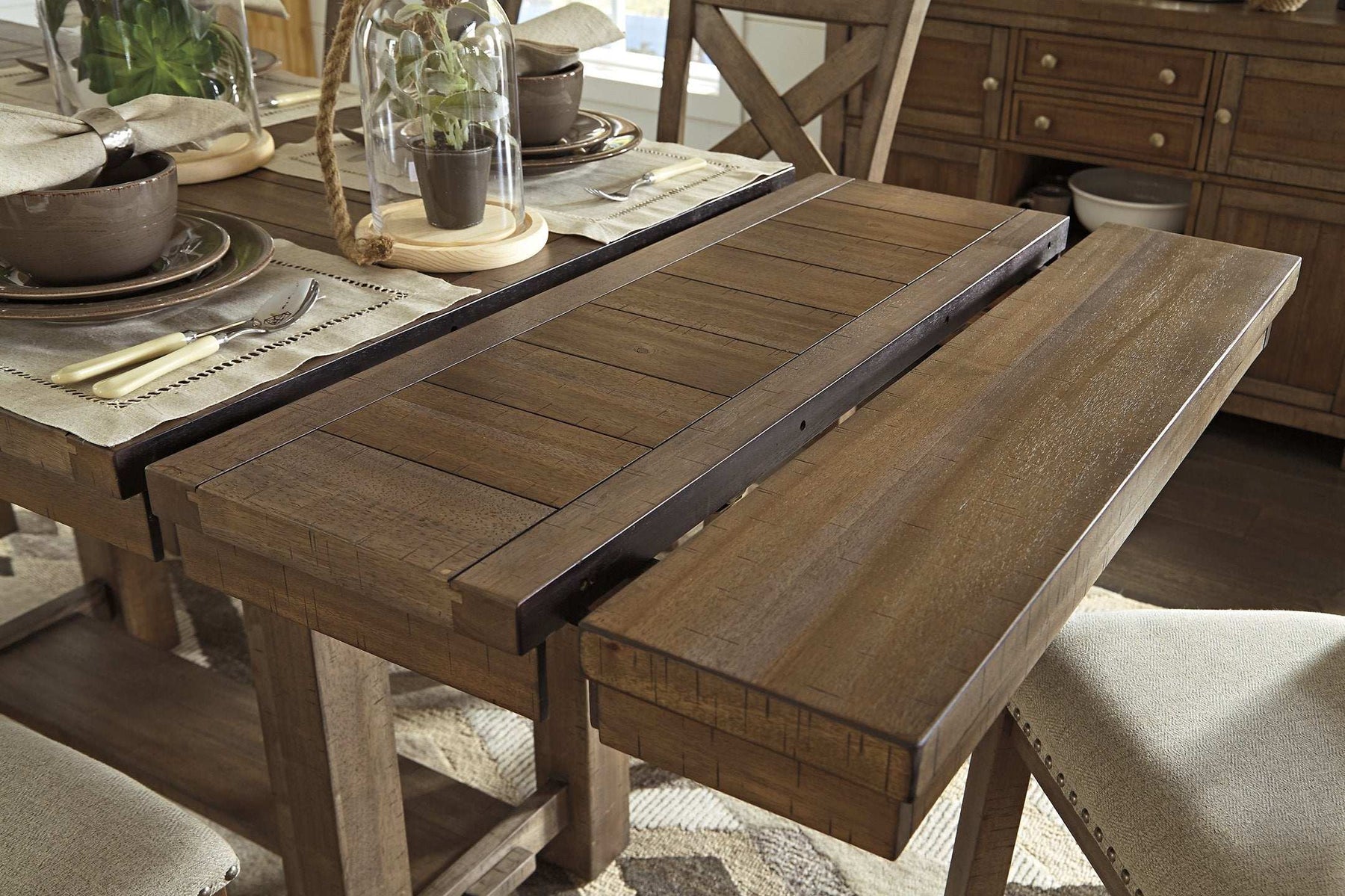 Moriville Counter Height Dining Set Half Price Furniture