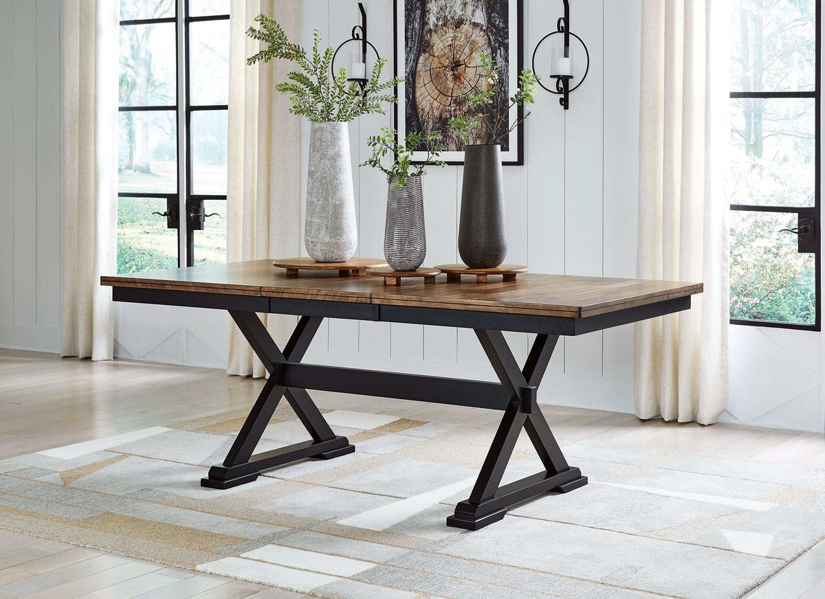 Wildenauer Dining Extension Table Half Price Furniture