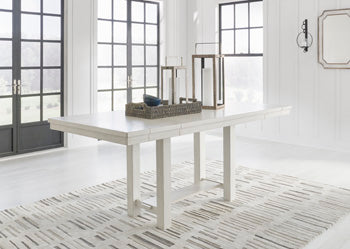 Robbinsdale Counter Height Dining Extension Table Half Price Furniture