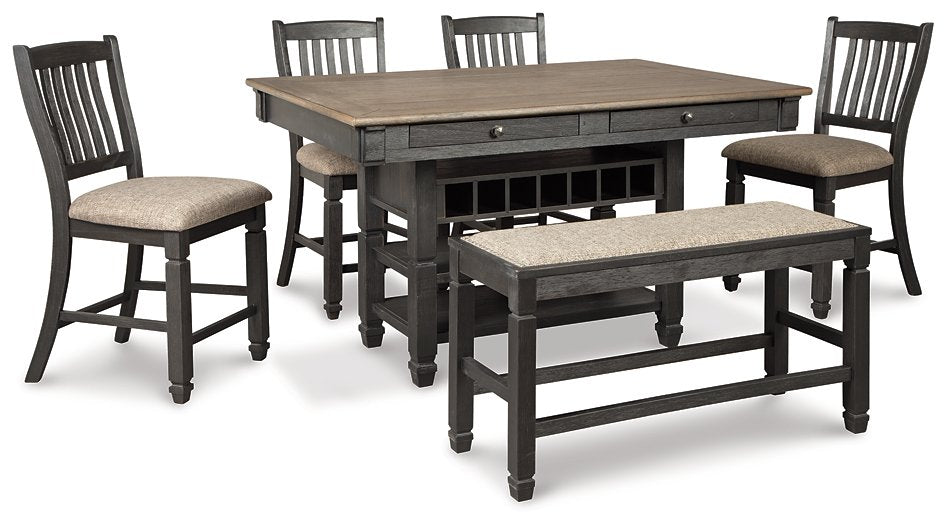 Tyler Creek Counter Height Dining Set - Dining Room Set - Half Price Furniture