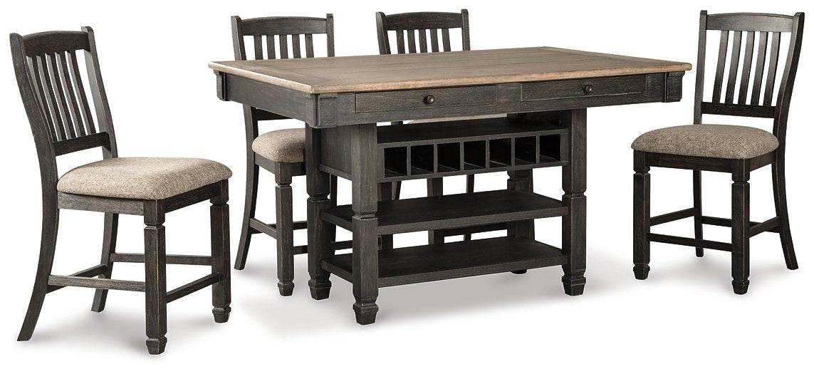 Tyler Creek Counter Height Dining Set - Dining Room Set - Half Price Furniture