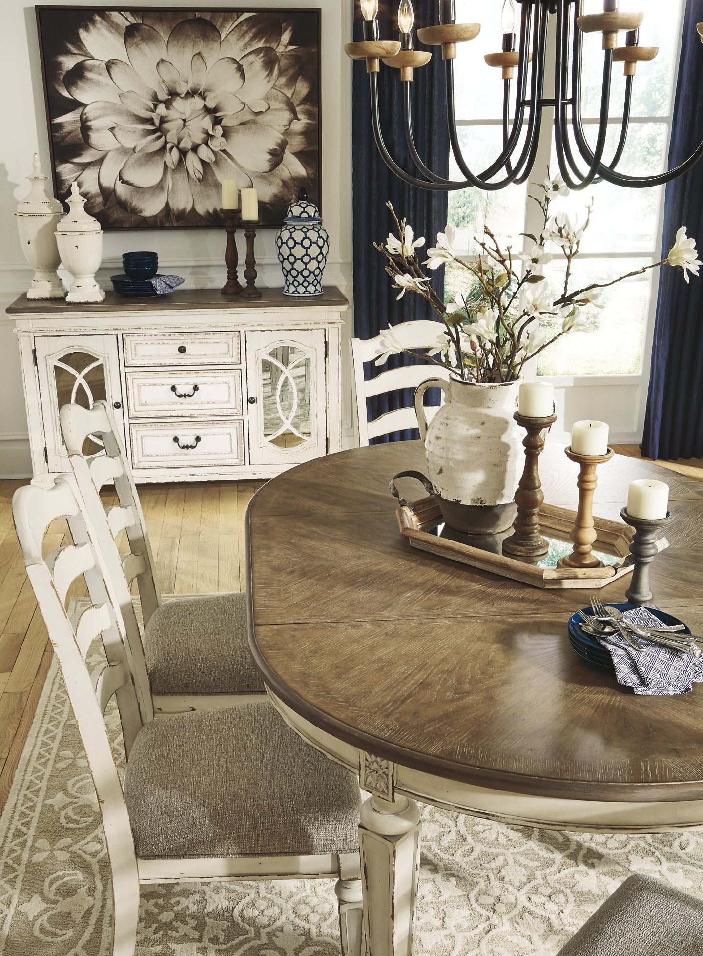 Realyn Dining Extension Table Half Price Furniture